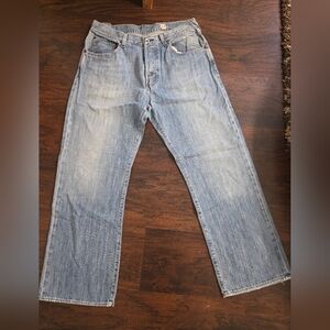 Vintage Guess Denim Blue Relaxed Fit Jeans, 34